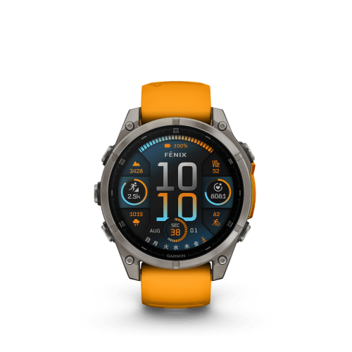 fenix 8 Sapphire AMOLED 47mm Ti / Orange 010-02904-17