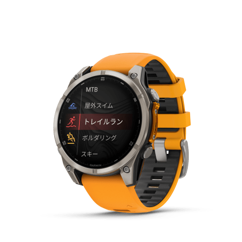 fenix 8 Sapphire AMOLED 47mm Ti / Orange 010-02904-17