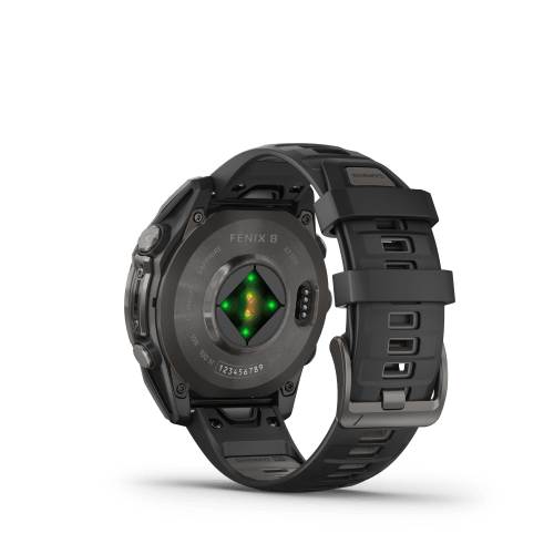 fenix 8 Sapphire AMOLED 47mm Ti Carbon Gray DLC / Black 010-02904-27