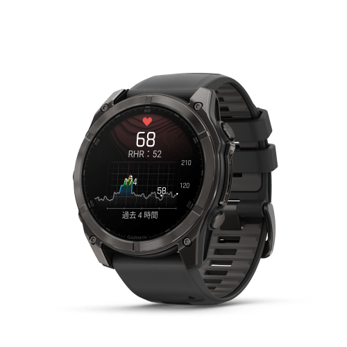 fenix 8 Sapphire AMOLED 51mm Ti Carbon Gray DLC / Black 010-02905-62