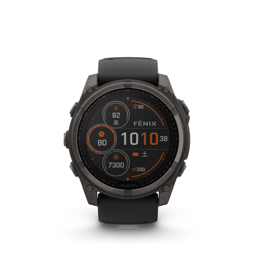 fenix 8 Sapphire Dual Power 51mm Carbon Gray 010-02907-50