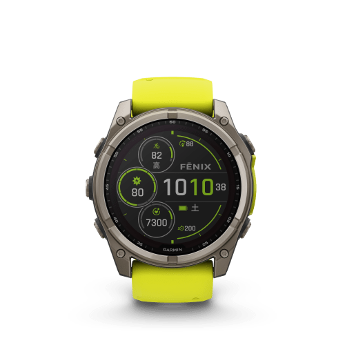 fenix 8 Sapphire Dual Power 51mm Amp Yellow 010-02907-51